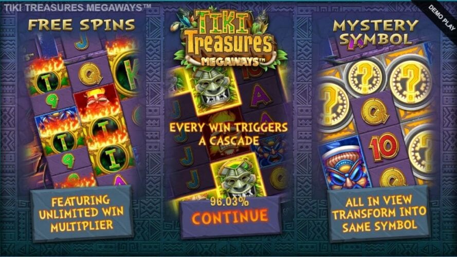 Tiki Treasures Megaways Free Spins | Anbefaltcasino.com
