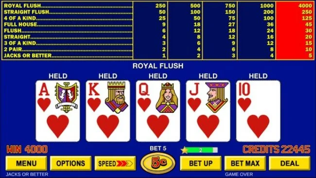 videopoker | Guide fra ANbefaltcasino.com