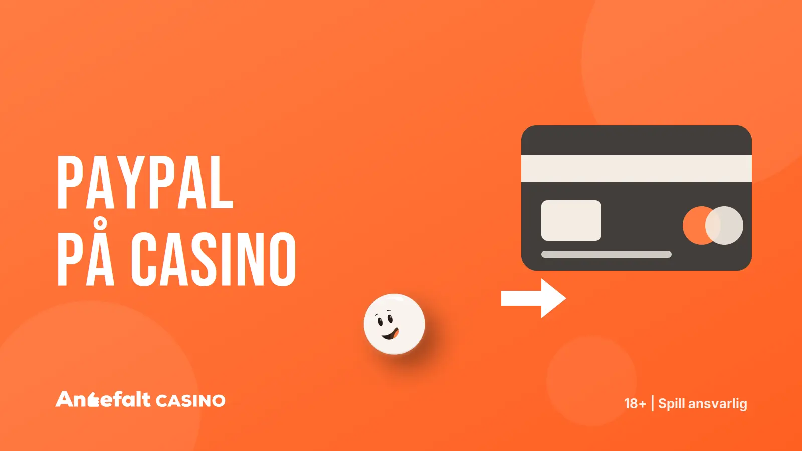PayPal på casino – illustrasjon fra AnbefaltCasino