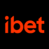 ibet-logo i oransje på svart bakgrunn