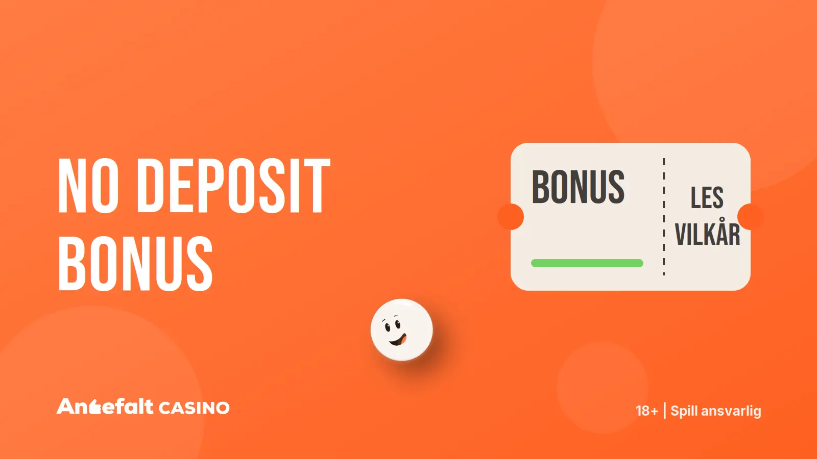 No deposit bonus – illustrasjon fra AnbefaltCasino