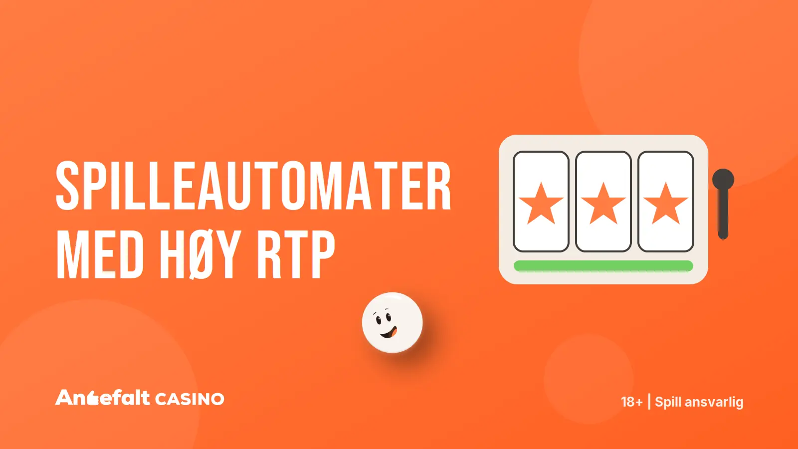 Spilleautomater med høy RTP – illustrasjon fra AnbefaltCasino